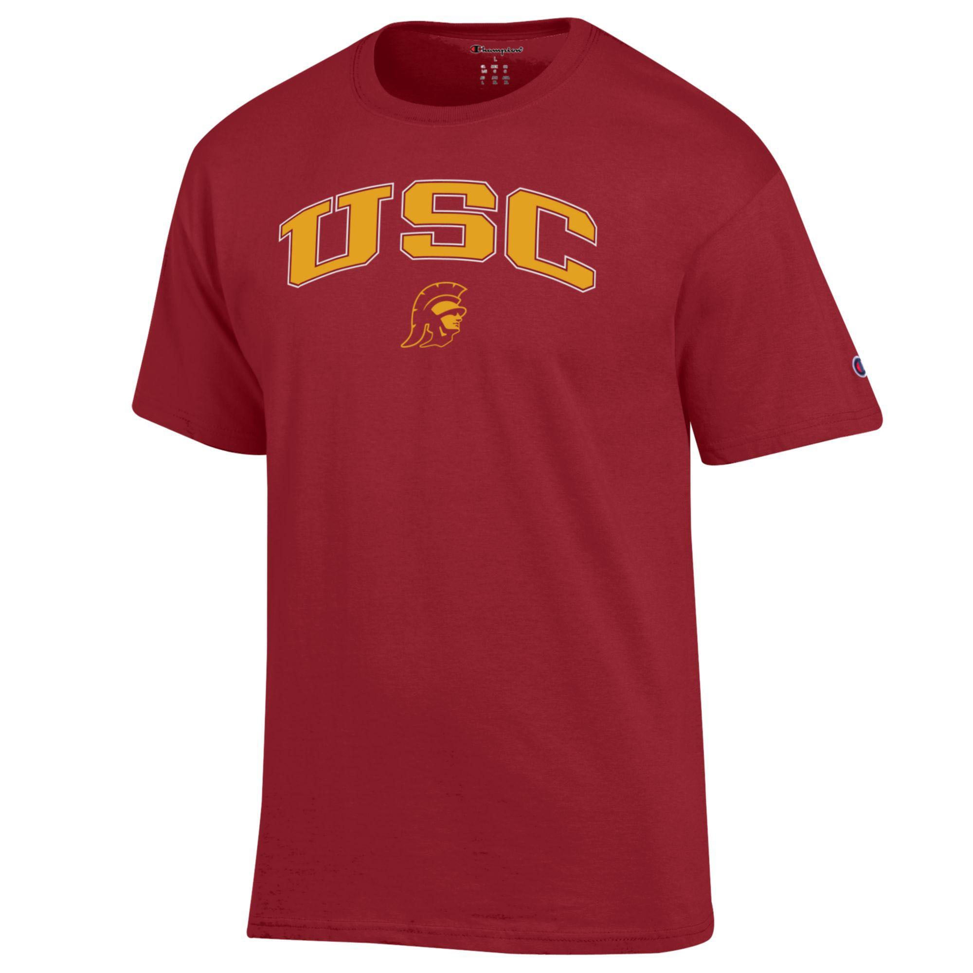 Men's Champion Gold USC Trojans Arch Over Logo T-Shirt